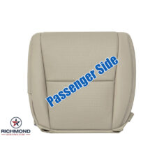 2004 Acura TL Replacement Leather Seat Cover: Passenger Side Bottom, Tan Perforated