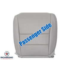 2005-2008 Acura TL Replacement Leather Seat Cover: Passenger Side Bottom, Gray Perforated