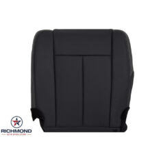2015-2017 Ford Expedition Platinum Replacement Perforated Leather Seat Cover: Driver Side Bottom, Black