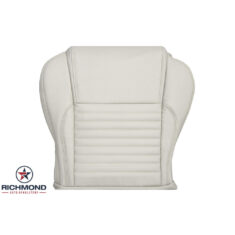 2005 Ford Thunderbird 50th Anniversary Special Edition Replacement Leather Seat Cover: Driver Side Bottom, Cashmere (Off-White/Cream)