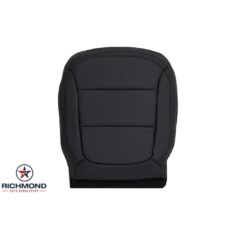 2013-2015 Chevy Malibu Replacement Leather Seat Cover: Driver Side Bottom, Black