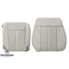 2015-2017 Lincoln Navigator Replacement Leather Seat Covers: Driver Side Complete, Gray