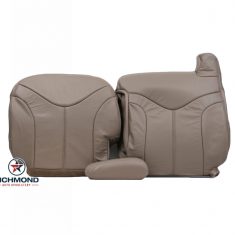 1999-2002 GMC Sierra SLT Z71 SLE Replacement Leather Seat Covers: Driver Side Complete, Tan