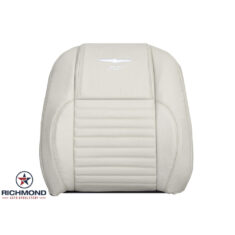 2005 Ford Thunderbird 50th Anniversary Special Edition Replacement Leather Seat Cover: Driver Side Lean Back, Cashmere (Off-White/Cream)