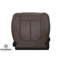 2009-2012 Ford F-150 Platinum Edition Replacement Leather Seat Cover: Driver Side Bottom, Sienna Brown Perforated