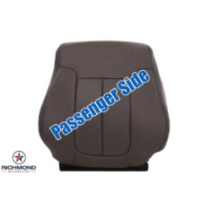 2009-2012 Ford F-150 Platinum Edition Replacement Leather Seat Cover: Passenger Side Lean Back, Sienna Brown Perforated