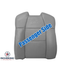 2001-2002 Ford F-150 Lariat Extended-Cab Replacement Leather Seat Cover: Passenger Side Lean Back, Gray