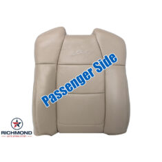 2001-2002 Ford F-150 Lariat Extended-Cab Replacement Leather Seat Cover: Passenger Side Lean Back, Tan