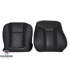 2010-2014 Ford F-150 RAPTOR SVT Replacement Perforated Leather Seat Covers: Driver Side Bottom & Lean Back, Black