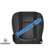 2010-2014 Ford F-150 RAPTOR SVT Replacement Perforated Leather Seat Cover: Passenger Side Bottom, Black