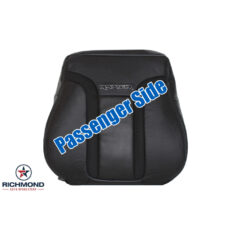 2010-2014 Ford F-150 RAPTOR SVT Replacement Perforated Leather Seat Cover: Passenger Side Lean Back, Black