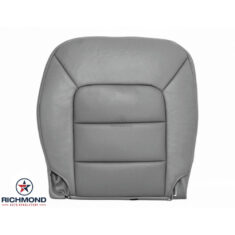 2005-2006 Ford Expedition Limited Replacement Leather Seat Cover: Driver Side Bottom, Gray Perforated