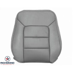 2005-2006 Ford Expedition Limited Replacement Leather Seat Cover: Driver Side Lean Back, Gray Perforated