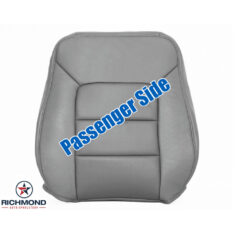 2005-2006 Ford Expedition Limited Replacement Leather Seat Cover: Passenger Side Lean Back, Gray Perforated
