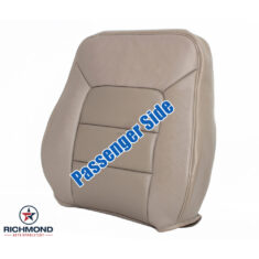 2005-2006 Ford Expedition Limited Replacement Leather Seat Cover: Passenger Side Lean Back, Tan Perforated