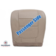 2001 Ford F-250 Lariat Crew-Cab Replacement Leather Seat Cover: Passenger Side Bottom, Tan Perforated