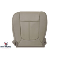 2011-2016 Ford F-250 Lariat Replacement Leather Seat Cover: Driver Side Bottom, Tan Perforated