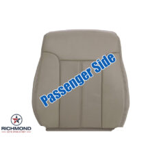 2011-2016 Ford F-250 Lariat Replacement Leather Seat Cover: Passenger Side Lean Back, Tan Perforated