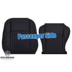 2004-2005 Ford Thunderbird Replacement Leather Seat Covers: Passenger Side Complete, Black