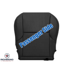 2014-2021 Lexus GX460 Replacement Perforated Leather Seat Cover: Passenger Side Bottom, Black Perforated