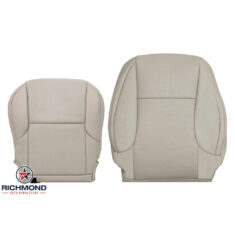 2010-2013 Lexus GX460 Replacement Perforated Leather Seat Covers: Driver Side Complete, Off White Perforated