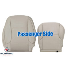 2010-2013 Lexus GX460 Replacement Perforated Leather Seat Covers: Passenger Side Complete, Off White Perforated