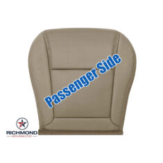 2003-2005 Honda Pilot Replacement Leather Seat Cover: Passenger Side Bottom, Saddle Tan Perforated