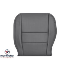 2006-2008 Honda Ridgeline Replacement Leather Seat Cover: Driver Side Bottom, Dark Gray Perforated