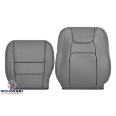 2009-2014 Honda Ridgeline Replacement Leather Seat Covers: Driver Side Complete, Gray Perforated