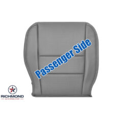 2009-2014 Honda Ridgeline Replacement Leather Seat Cover: Passenger Side Bottom, Gray Perforated
