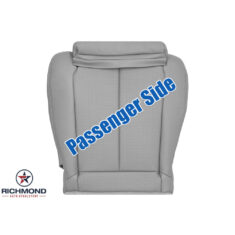 2007-2008 Infiniti G35 Sport Sedan 4-Door Replacement Leather Seat Cover: Passenger Side Bottom, Gray Perforated