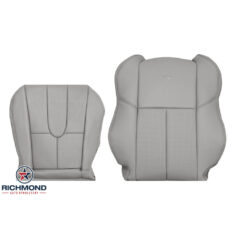 2003-2007 Infiniti G35 Coupe 2-Door Replacement Leather Seat Covers: Driver Side Complete, Gray Perforated