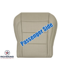 2011-2015 Jaguar XK XK-R Replacement Leather Seat Cover: Passenger Side Bottom, Tan Perforated