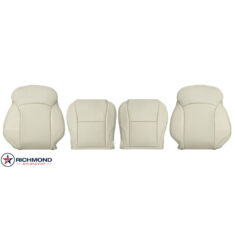 2006-2013 Lexus IS250 IS350 4-Door Sedan Replacement Leather Seat Covers: Driver & Passenger Complete, Tan Perforated
