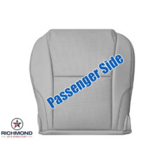 2006-2013 Lexus IS250 IS350 4-Door Sedan Replacement Leather Seat Cover: Passenger Side Bottom, Gray Perforated