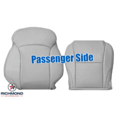 2006-2013 Lexus IS250 IS350 4-Door Sedan Replacement Leather Seat Covers: Passenger Side Complete, Gray Perforated