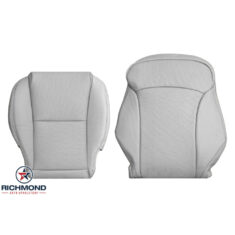 2010-2015 Lexus IS250C IS350C 2-Door Coupe Replacement Leather Seat Covers: Driver Side Complete, Gray Perforated