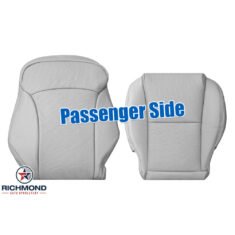 2010-2015 Lexus IS250C IS350C 2-Door Coupe Replacement Leather Seat Covers: Passenger Side Complete, Gray Perforated