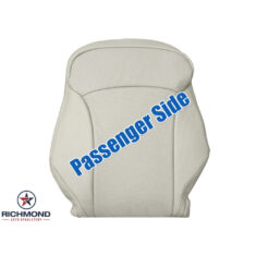 2010-2015 Lexus IS250C IS350C 2-Door Coupe Replacement Leather Seat Cover: Passenger Side Lean Back, Off White Perforated