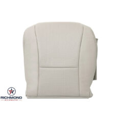 2007-2012 Lexus LS460 Replacement Leather Seat Cover: Driver Side Bottom, Off White Perforated