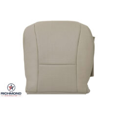 2007-2012 Lexus LS600 Replacement Leather Seat Cover: Driver Side Bottom, Cashmere Tan Perforated