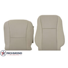 2007-2012 Lexus LS600 Replacement Leather Seat Covers: Driver Side Complete, Cashmere Tan Perforated