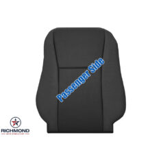 2007-2012 Lexus LS460 Replacement Leather Seat Cover: Passenger Side Lean Back, Black Perforated