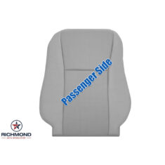 2007-2012 Lexus LS600 Replacement Leather Seat Cover: Passenger Side Lean Back, Gray Perforated