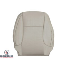 2010-2013 Lexus GX460 Replacement Perforated Leather Seat Cover: Driver Side Lean Back, Off White Perforated