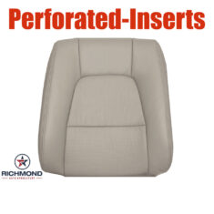 1995-2000 Lexus LS400 Replacement Leather Seat Cover: Driver Side Lean Back, Tan Perforated