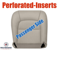 1995-2000 Lexus LS400 Replacement Leather Seat Cover: Passenger Side Bottom, Tan Perforated