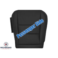 2014-2020 Lexus IS200t IS250 IS300 IS350 4-Door Sedan Replacement Leather Seat Cover: Passenger Side Bottom, Black Perforated