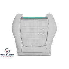 2016-2023 Mercedes-Benz C250 C300 2-Door Coupe Replacement Leather Seat Cover: Driver Side Bottom, Gray Perforated