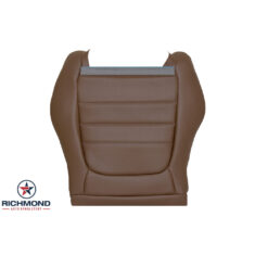 2016-2023 Mercedes-Benz C250 C300 2-Door Coupe Replacement Leather Seat Cover: Driver Side Bottom, Saddle Brown Perforated